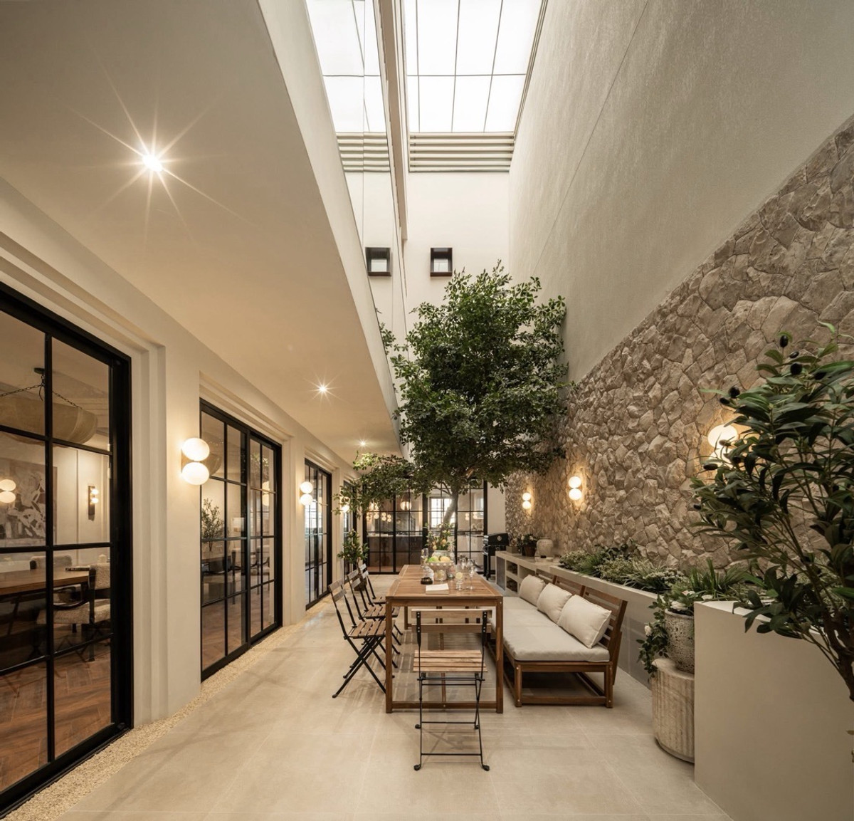 For SaleHome OfficeOnnut, Udomsuk : FOR SALE BANGKOK LUXURY HOME BY MODERN LUXURY HOME OFFICE SALE WITH FULLY FINISHED • PLUS ELEVATOR AND 6 PARKING FOR CARS