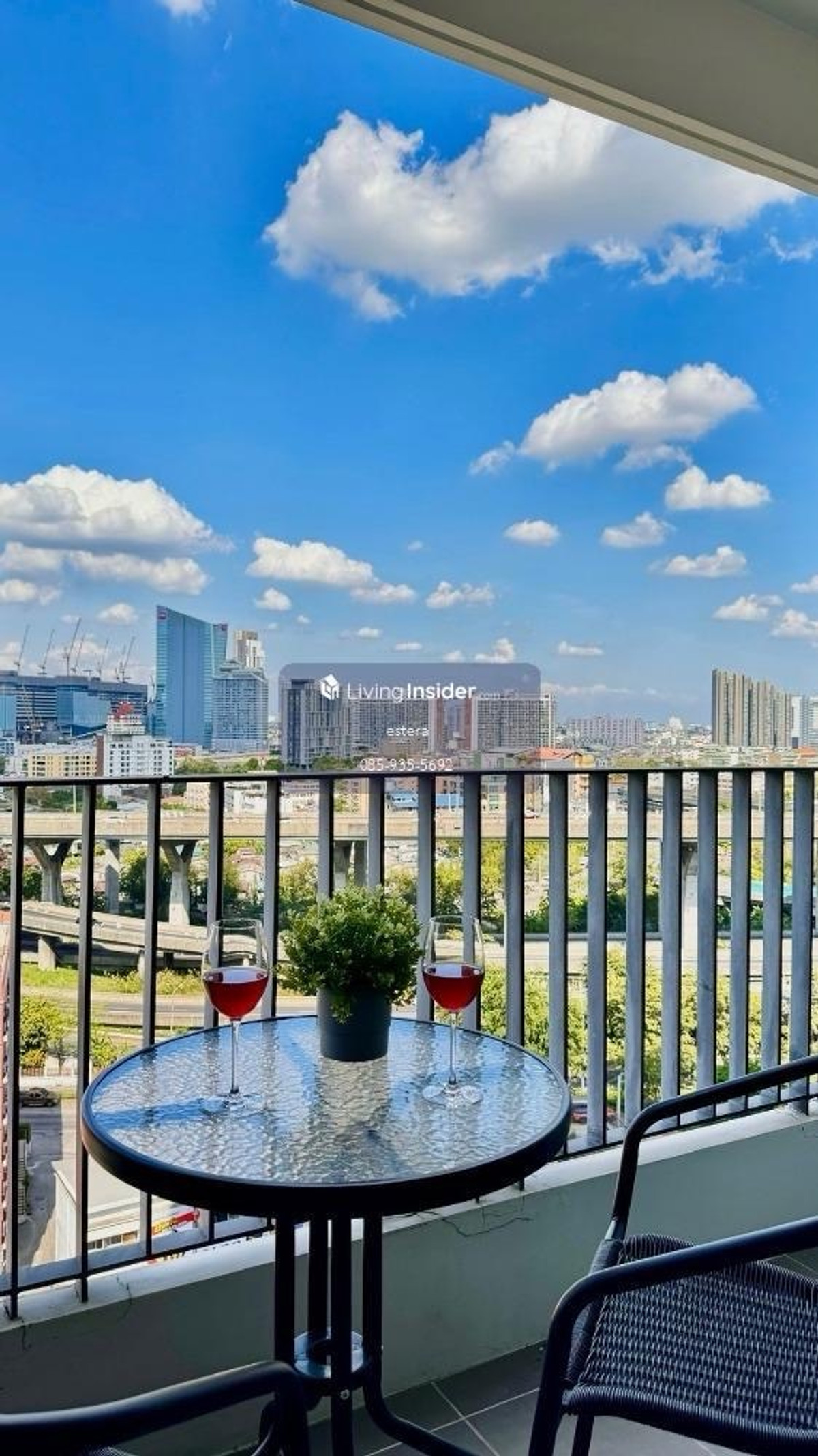 For RentCondoBangna, Bearing, Lasalle : For rent: IDEO O2, 2 bedrooms, 2 bathrooms, size 53 sq m., decorated, ready to move in.