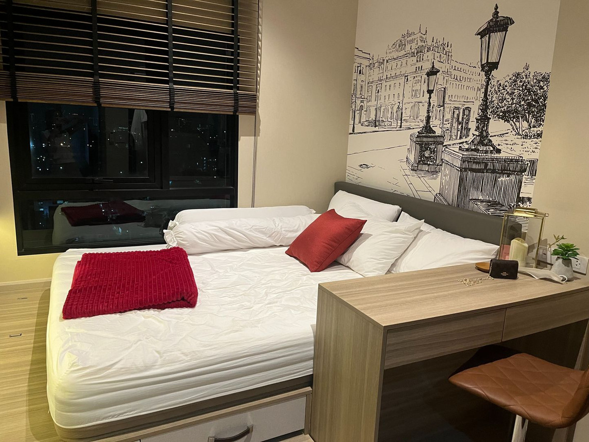 For RentCondoThaphra, Talat Phlu, Wutthakat : For rent: Altitude Unicorn Sathorn Tha Phra, 14th floor.