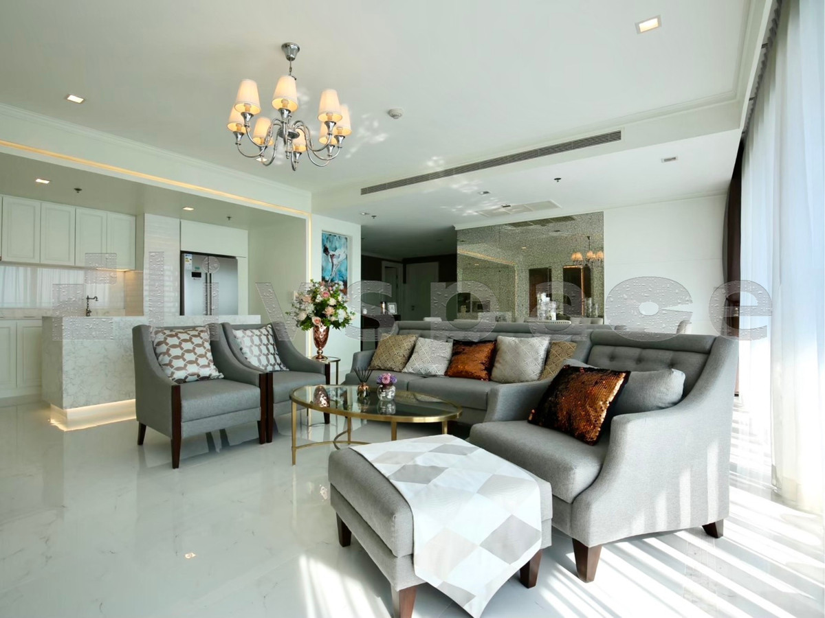 ให้เช่าคอนโดพระราม 3 สาธุประดิษฐ์ : ▚ LD257ツ สำหรับเช่า Star View (พระราม 3) 3 ห้องนอน 160 ตร.ม.!! ⭐ วิวแม่น้ำเต็มๆ ลิฟท์ส่วนตัว [Rare Unit] 