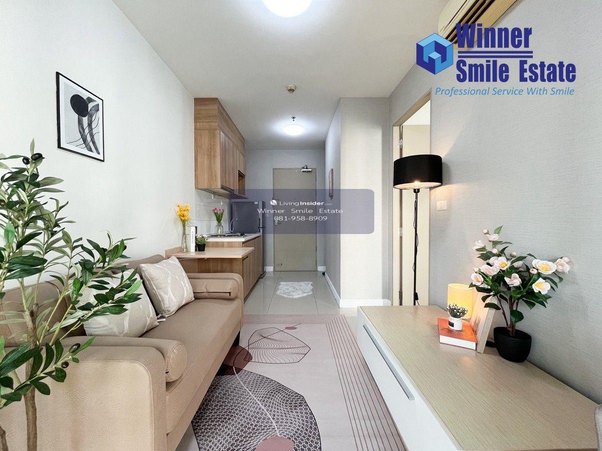 For SaleCondoOnnut, Udomsuk : Buy this condo room, get hundreds of thousands in change, Sukhumvit 103 BTS, ready to move in, rent out, free transfer.