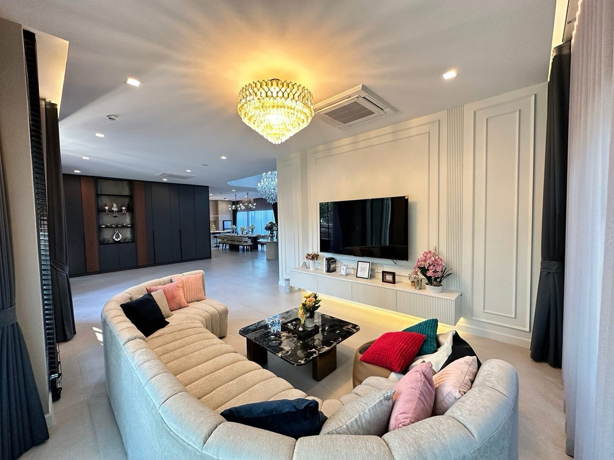For RentHouseLadkrabang, Suwannaphum Airport : FOR RENT BANGKOK LUXURY HOME BY GRAND BANGKOK BOULEVARD KRUNGTHEP KREETHA PROJECT • NEAR INTERNATIONAL SCHOOL