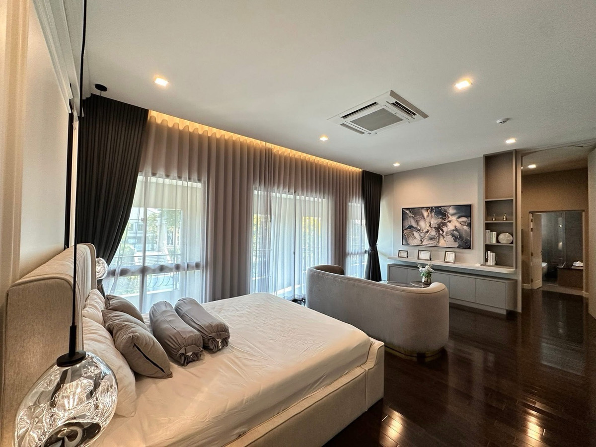 For RentHouseLadkrabang, Suwannaphum Airport : FOR RENT BANGKOK LUXURY HOME BY GRAND BANGKOK BOULEVARD KRUNGTHEP KREETHA PROJECT • NEAR INTERNATIONAL SCHOOL