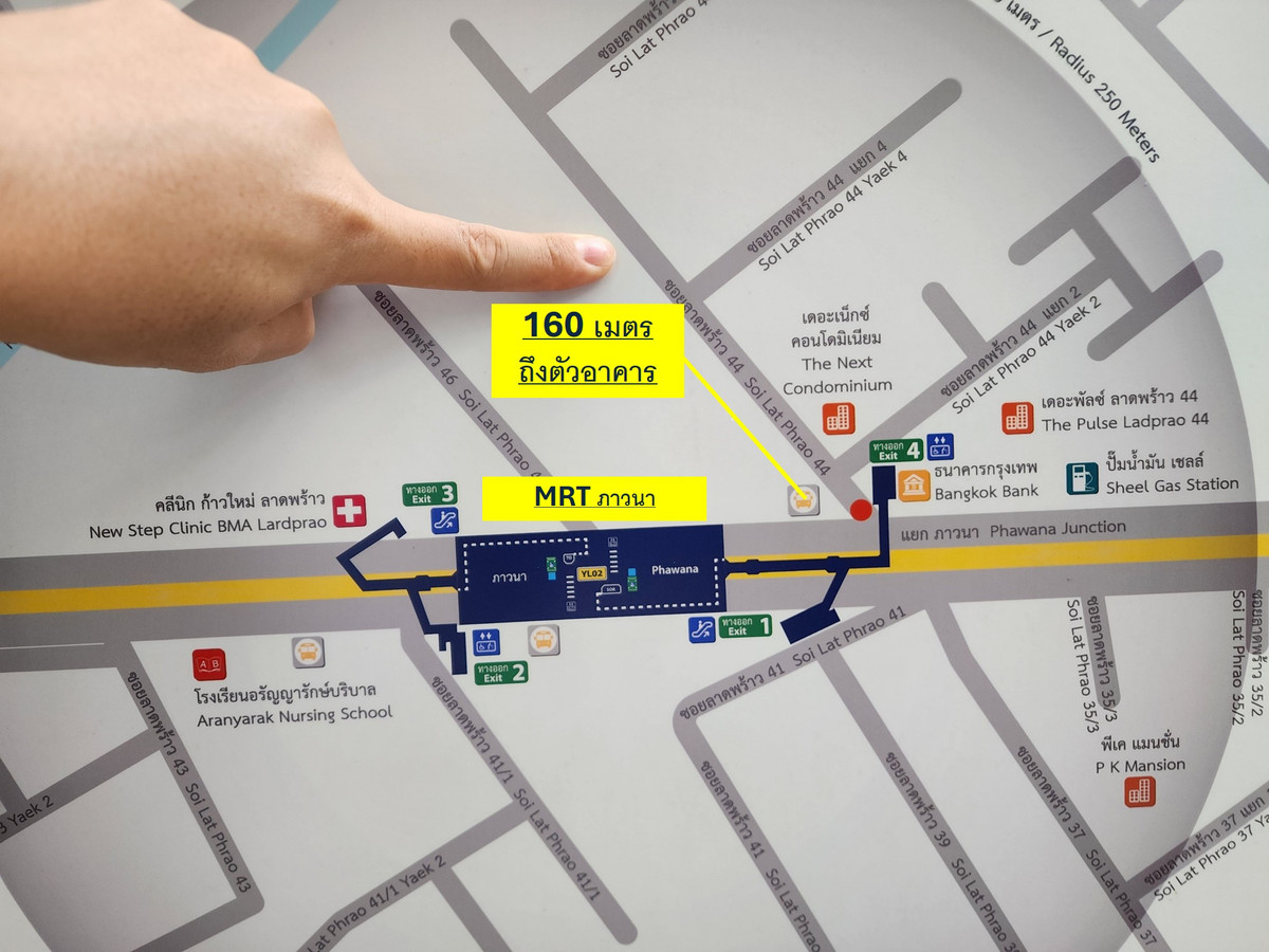 For SaleTownhomeChokchai 4, Ladprao 71, Ladprao 48, : 3-story townhome for sale, Lat Phrao – great location! 160 m. to MRT Phawana Lat Phrao 44, suitable for a home office.