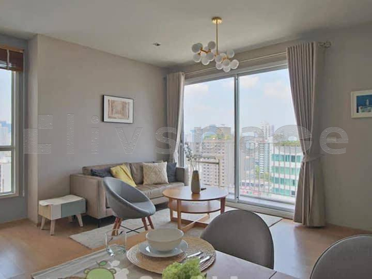 ให้เช่าคอนโดสุขุมวิท อโศก ทองหล่อ : ▚ LD259ツ สำหรับเช่า HQ Thonglor 1 Bed 58 ตร.ม. ห้องมุม!! ⭐ รีโนเวทใหม่ ราคาดีที่สุด 46k! (ปกติ 50K++) 