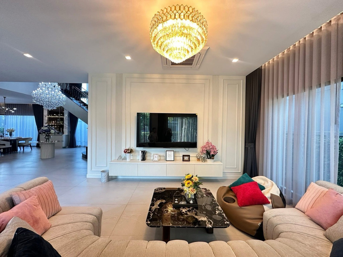 For RentHouseLadkrabang, Suwannaphum Airport : FOR RENT BANGKOK LUXURY HOME BY GRAND BANGKOK BOULEVARD KRUNGTHEP KREETHA PROJECT • NEAR INTERNATIONAL SCHOOL