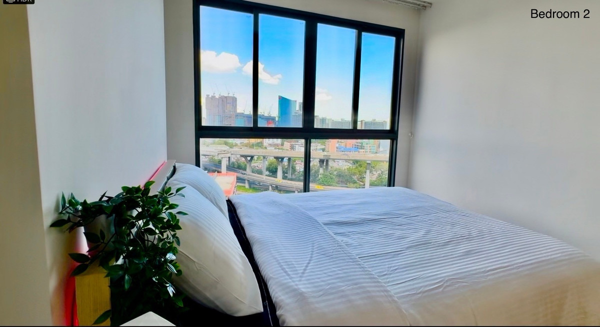 For RentCondoBangna, Bearing, Lasalle : For rent: IDEO O2, 2 bedrooms, 2 bathrooms, size 53 sq m., decorated, ready to move in.