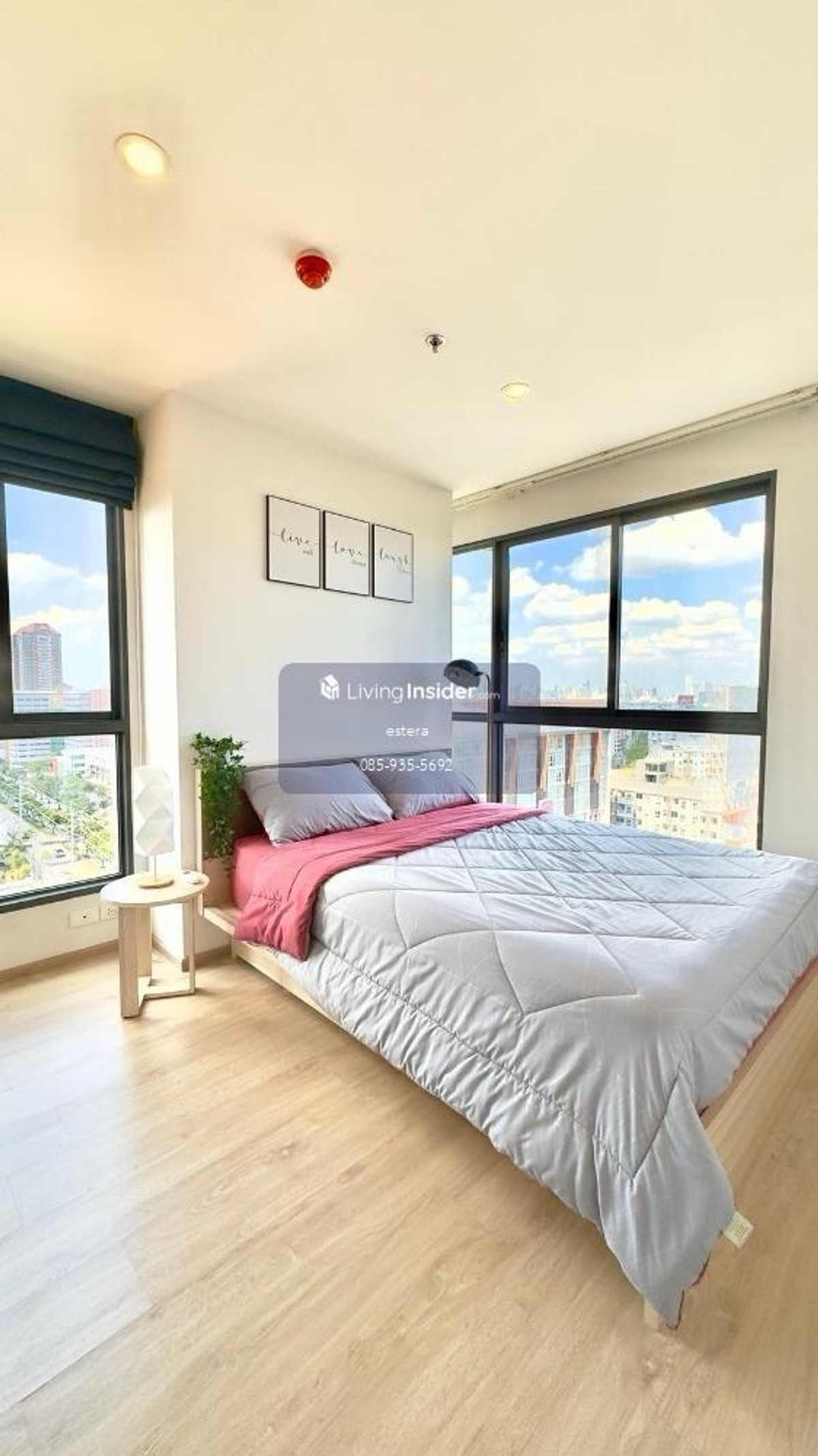 For RentCondoBangna, Bearing, Lasalle : For rent: IDEO O2, 2 bedrooms, 2 bathrooms, size 53 sq m., decorated, ready to move in.