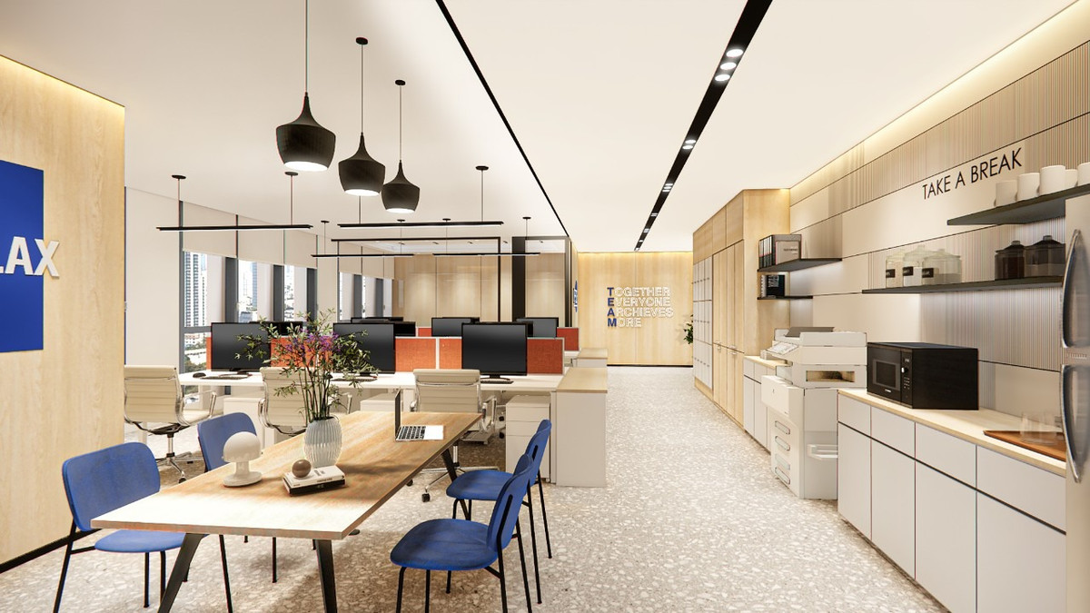 For RentOfficeRama9, Petchburi, RCA : Office Space V ONE Tower 88-299sqm For RENT Near MRT PhraRam 9 Central Rama 9