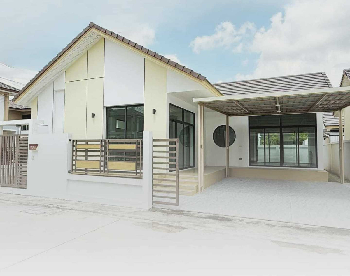 ขายบ้านศรีราชา แหลมฉบัง บ้านบึง : ขายบ้านเดี่ยว โครงการวิลล่าฟอเรสต์ 172 ตร.ม. ใกล้ โรงพยาบาลบ้านบึง