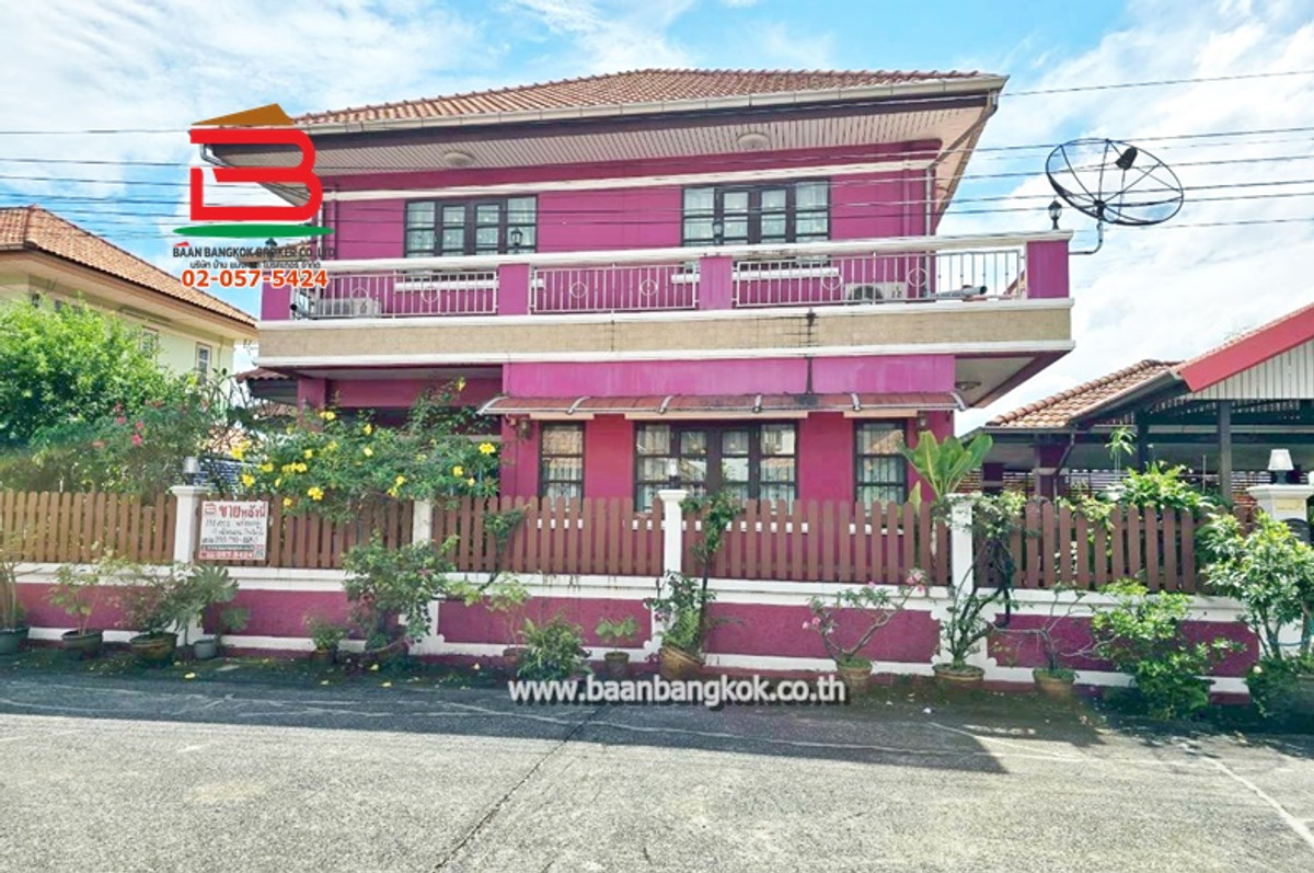 For SaleHouseMin Buri, Romklao : Single house, Ekwin Village (Nimitmai 3), area 114 sq m., Suwinthawong Road, Min Buri Subdistrict, Min Buri District.
