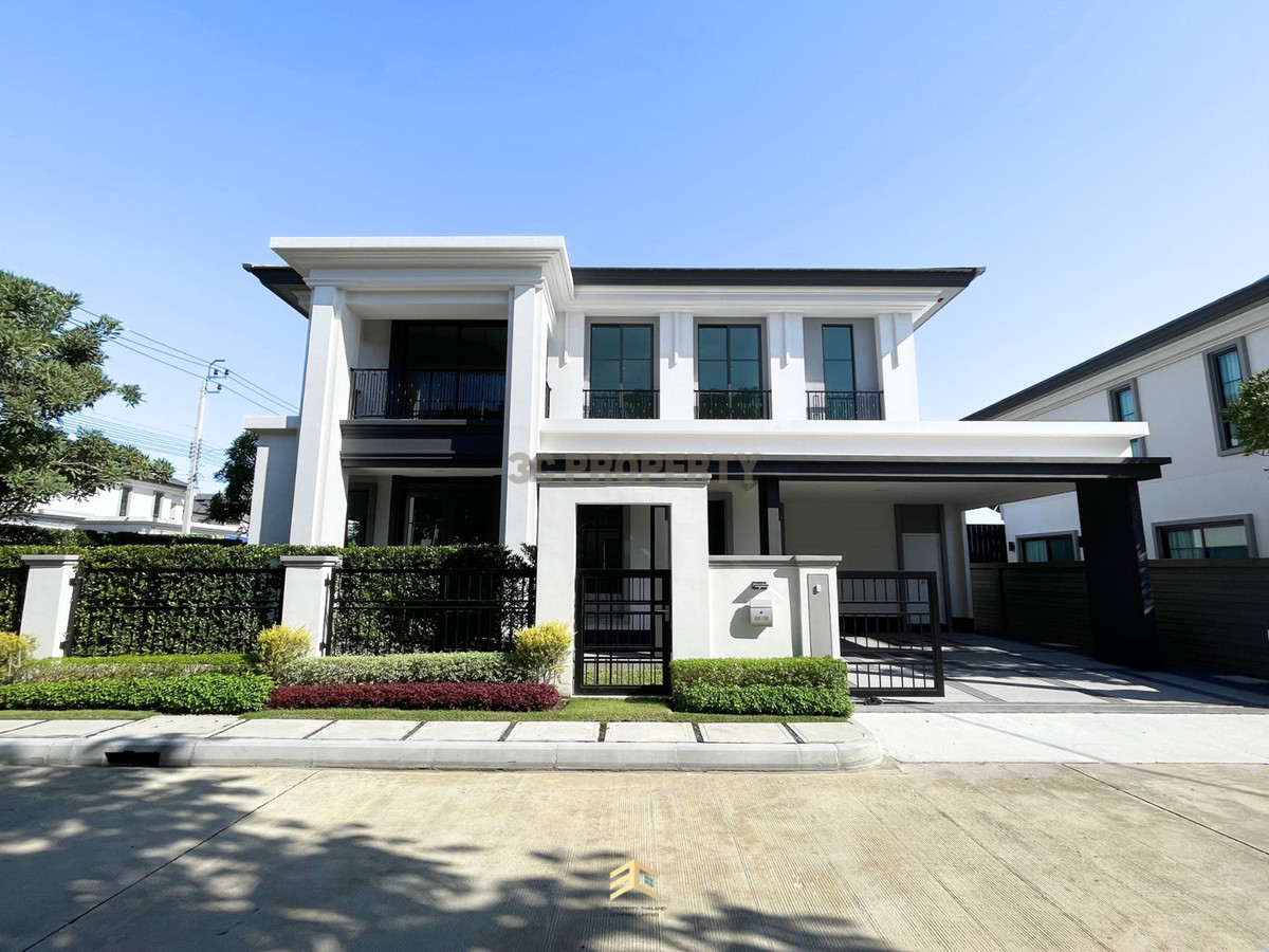 For SaleHouseRama5, Ratchapruek, Bangkruai : Last plot (for house ready to transfer): Setthasiri Ratchaphruek - Nakhon In 🔥only 13.99 million baht🔥