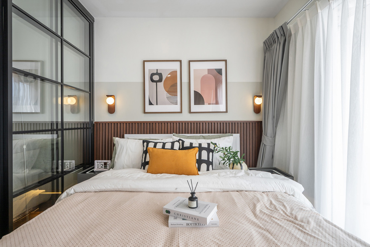 ขายคอนโดรัชดา ห้วยขวาง : 1 นอน กว้างเกือบ 40 ตร.ม. ระเบียงทิศใต้ ลมดีตลอดวัน