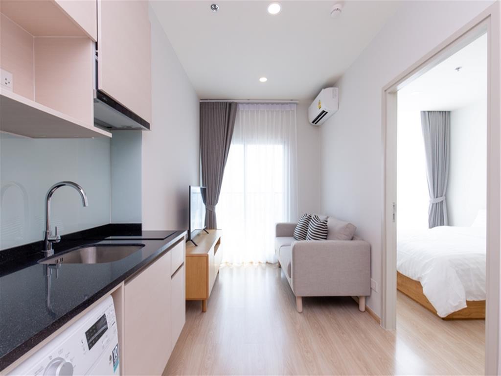 ขายคอนโดรัชดา ห้วยขวาง : 🔥ขายด่วน+🔥โนเบิล รีวอลฟ์ รัชดา 2 ใกล้สถานีรถไฟฟ้า MRT ศูนย์วัฒนธรรม เฟอร์นิเจอร์ครบ พร้อมเข้าอยู่