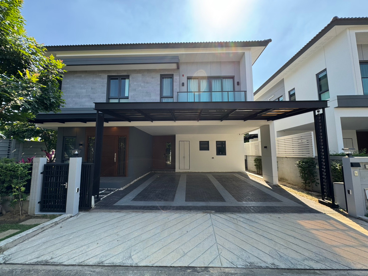 ให้เช่าบ้านบางนา แบริ่ง ลาซาล : 💎 ให้เช่า The City บางนา (หลังมุม) บ้านหรูตกแต่งครบ ครัว RCD เต็มรูปแบบ ใกล้ Mega Bangna