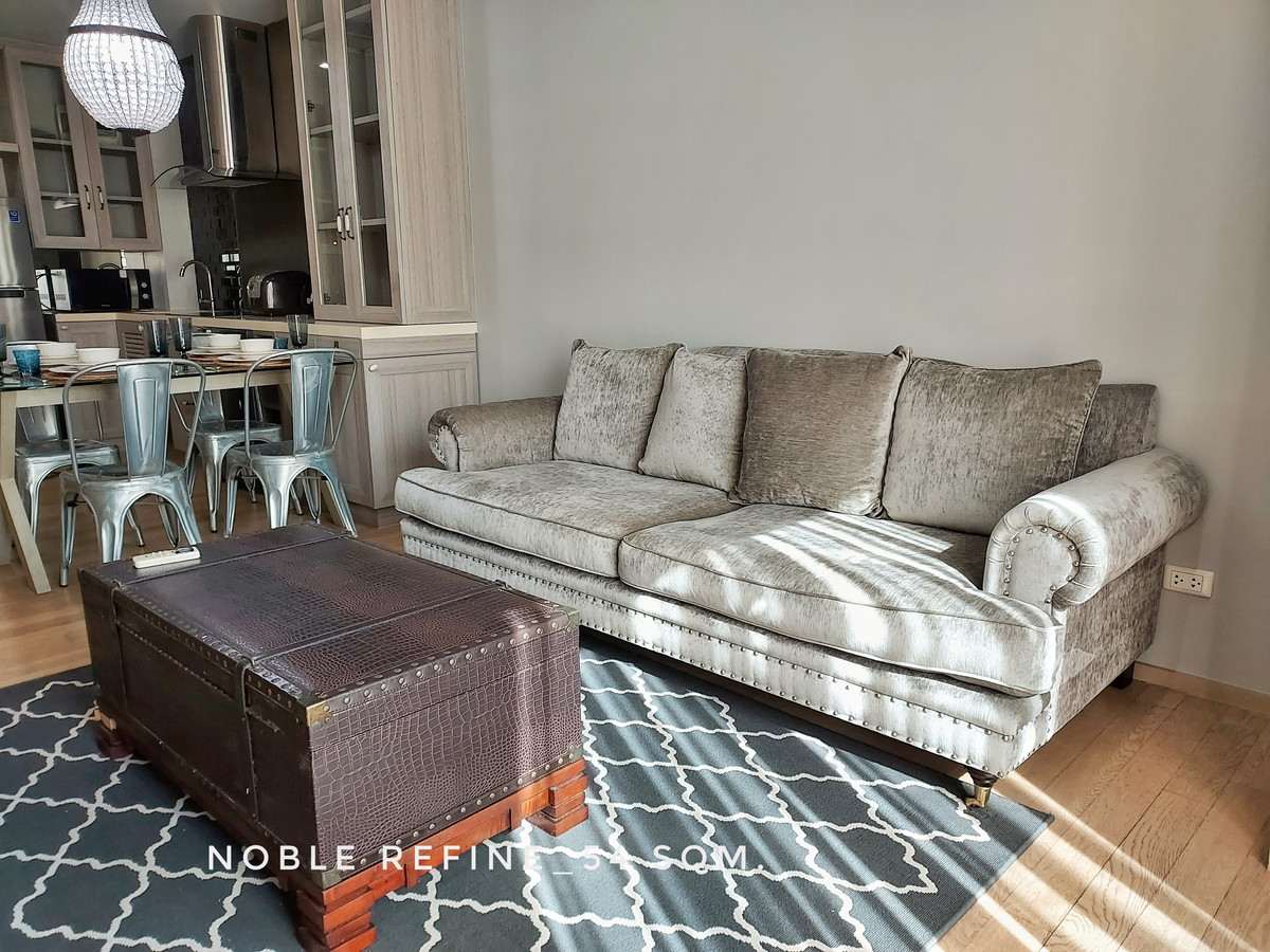 ให้เช่าคอนโดสุขุมวิท อโศก ทองหล่อ : 🎉For Rent-1 Bedroom at Noble Refine Sukhumvit26, Interior with modern style near to BTS Phrom phong station/Emquartier/Emporium 
