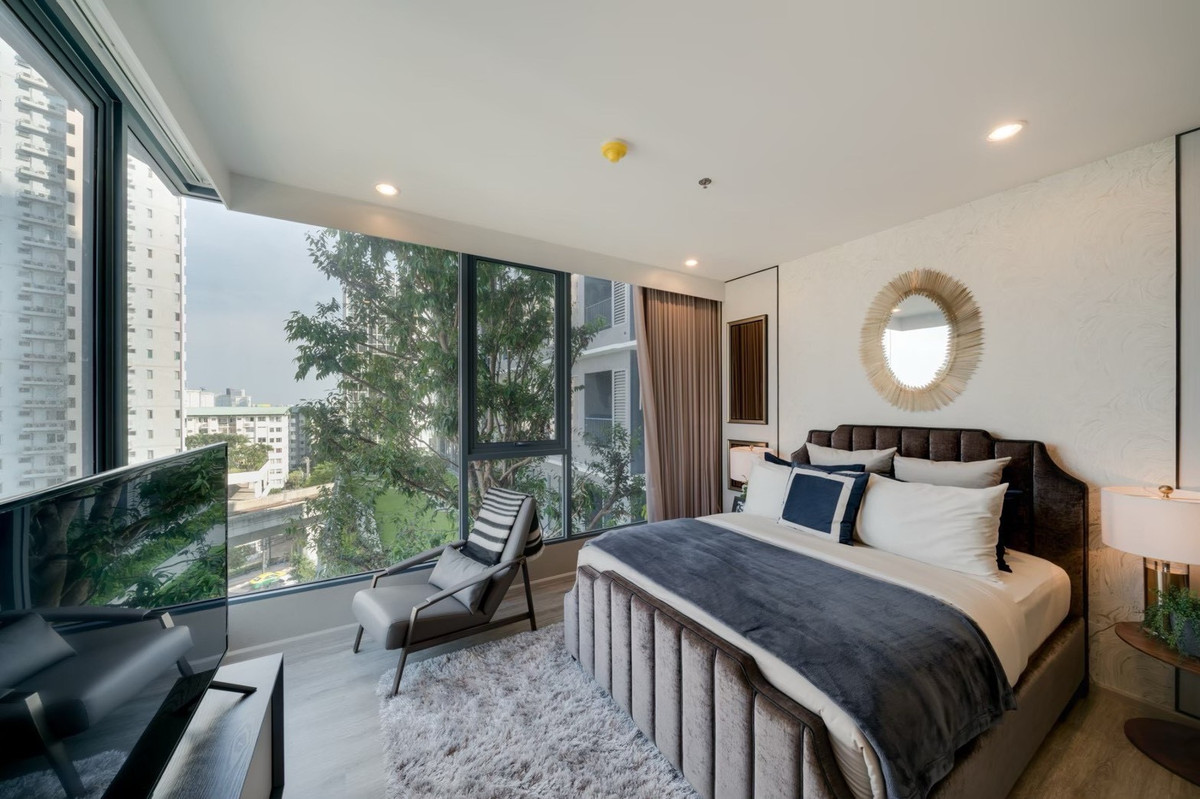 For RentCondoOnnut, Udomsuk : For Rent IDEO Mobi SK66 2BR2BR 2Baht 8th floor. Ready to move in (For Rent IDEO Mobi #Sukhumvit66, beautifully decorated, ready to move in)