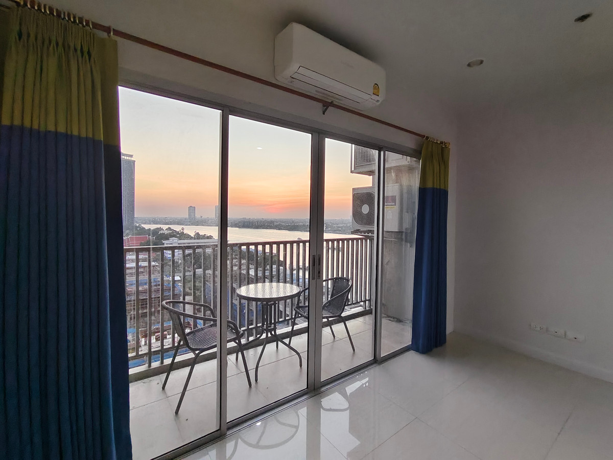 For SaleCondoRattanathibet, Sanambinna : 🌅 Condo for sale at Manor Sanambinnam - Chao Phraya River view