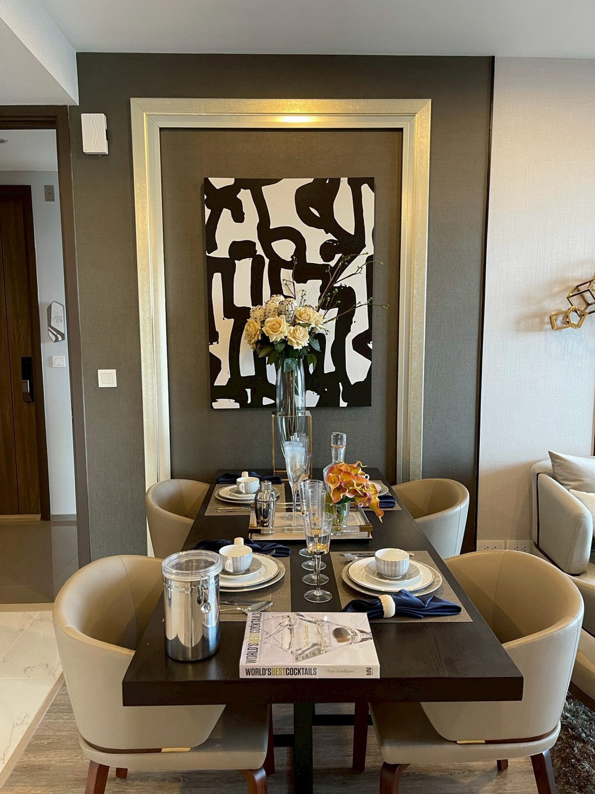 For RentCondoOnnut, Udomsuk : For Rent IDEO Mobi SK66 2BR2BR 2Baht 8th floor. Ready to move in (For Rent IDEO Mobi #Sukhumvit66, beautifully decorated, ready to move in)