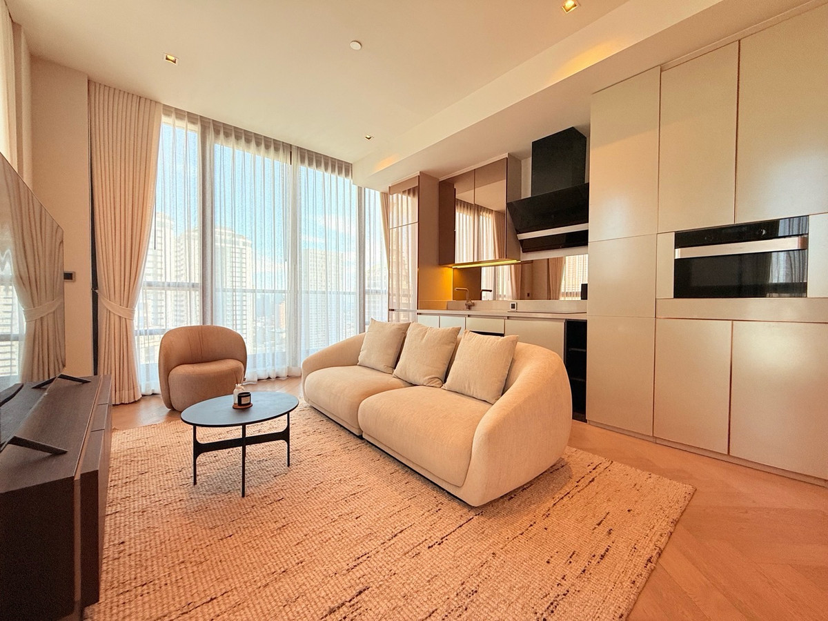 For RentCondoSathorn, Narathiwat : The Reserve Sathorn 2 bedrooms, 2 bathrooms, beautiful room, ready to move in.