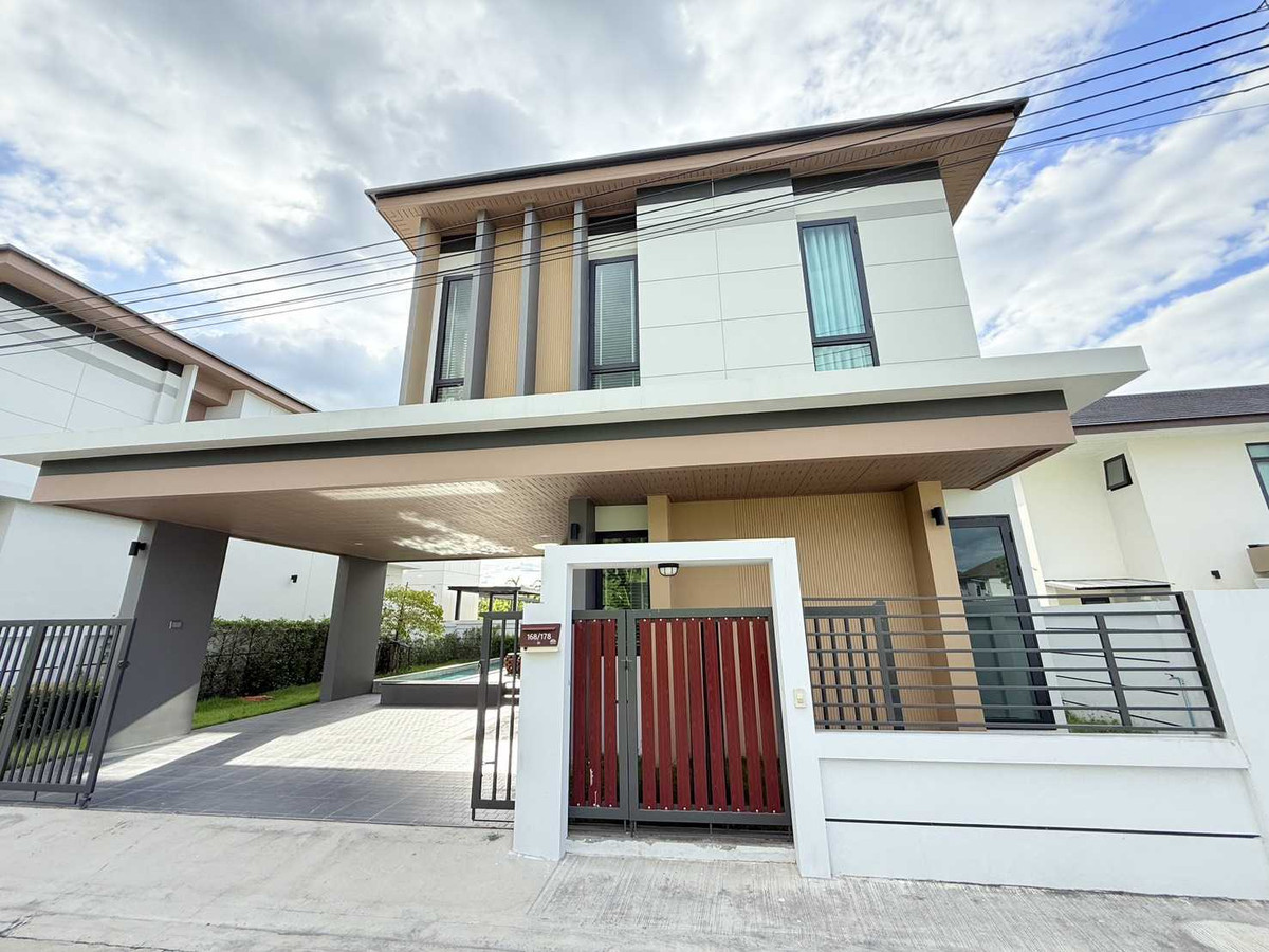 ขายศรีราชา แหลมฉบัง บ้านบึง : ขายบ้านพลูวิลล่า โครงการวิลล่าฟอเรสต์ 210 ตร.ม. ใกล้ มอเตอร์เวย์