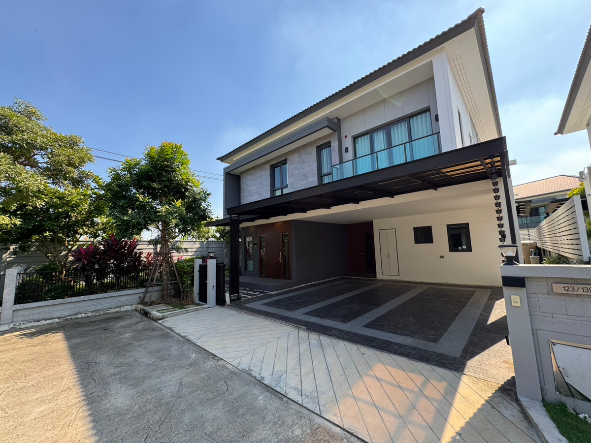 ให้เช่าบ้านบางนา แบริ่ง ลาซาล : 💎 ให้เช่า The City บางนา (หลังมุม) บ้านหรูตกแต่งครบ ครัว RCD เต็มรูปแบบ ใกล้ Mega Bangna