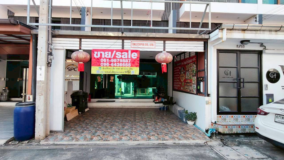 For SaleTownhomeRama 2, Bang Khun Thian : Urgent sale, cheapest price in the project! Home Office, 3 and a half floors, luxurious, beautifully decorated, complete with built-ins, suitable for an office or residence. 📍 Anintown Project, Thian Talay Soi 7, prime location, Tha Kham - Rama 2.