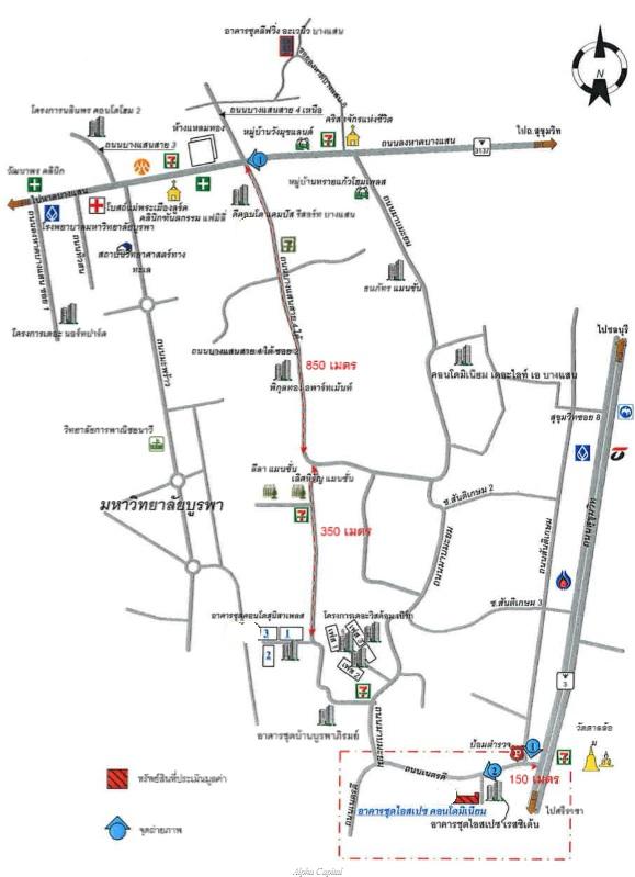 For SaleCondoPattaya, Bangsaen, Chonburi : 🔥Urgent sale of bank property🔥I-Space Condominium 2