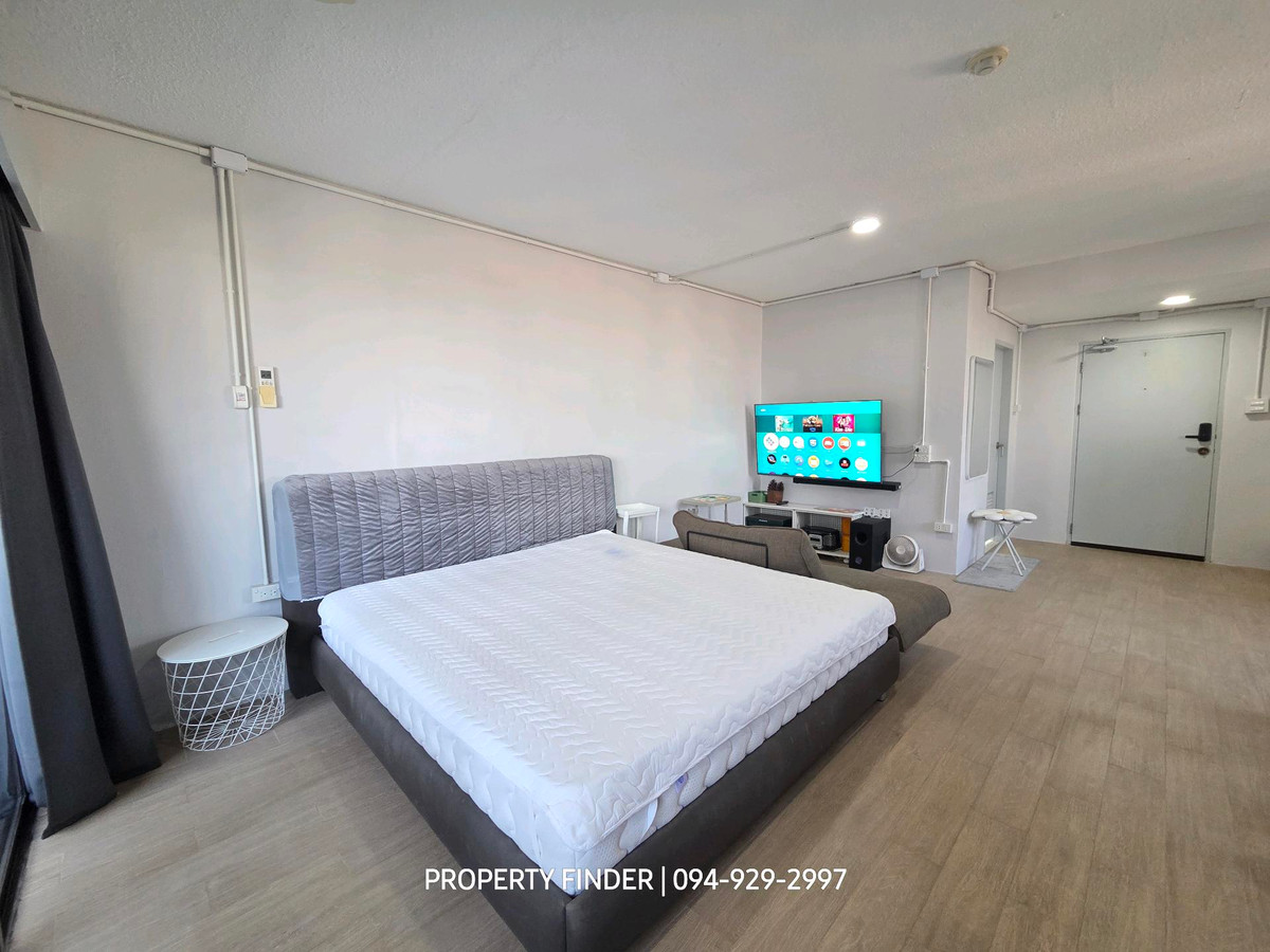 For RentCondoRama3 (Riverside),Satupadit : Condo for rent, P.S.T. Condo Ville Tower 2, newly renovated, large room, good price, make an appointment to see the room ■ line : @propertyfinder