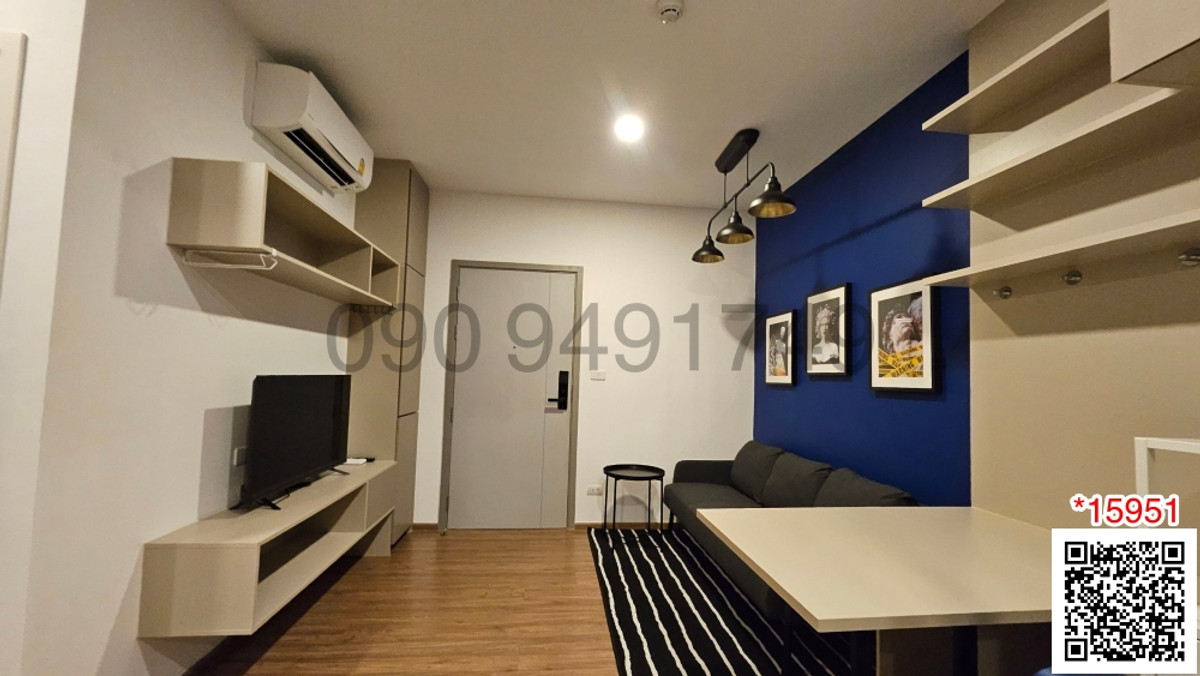 ให้เช่าคอนโดมีนบุรี-ร่มเกล้า : เช่า คอนโด The Origin Ram 209  ชั้น 21 ห้องตกแต่งครบ พร้อมเข้าอยู่