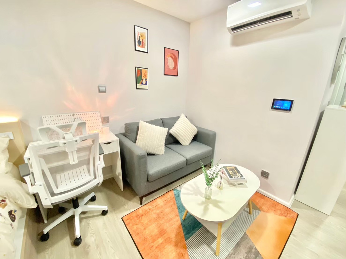 For RentCondoPathum Thani,Rangsit, Thammasat : Kave Town Colony, field view, very peaceful, complete with furniture and electrical appliances 🍃