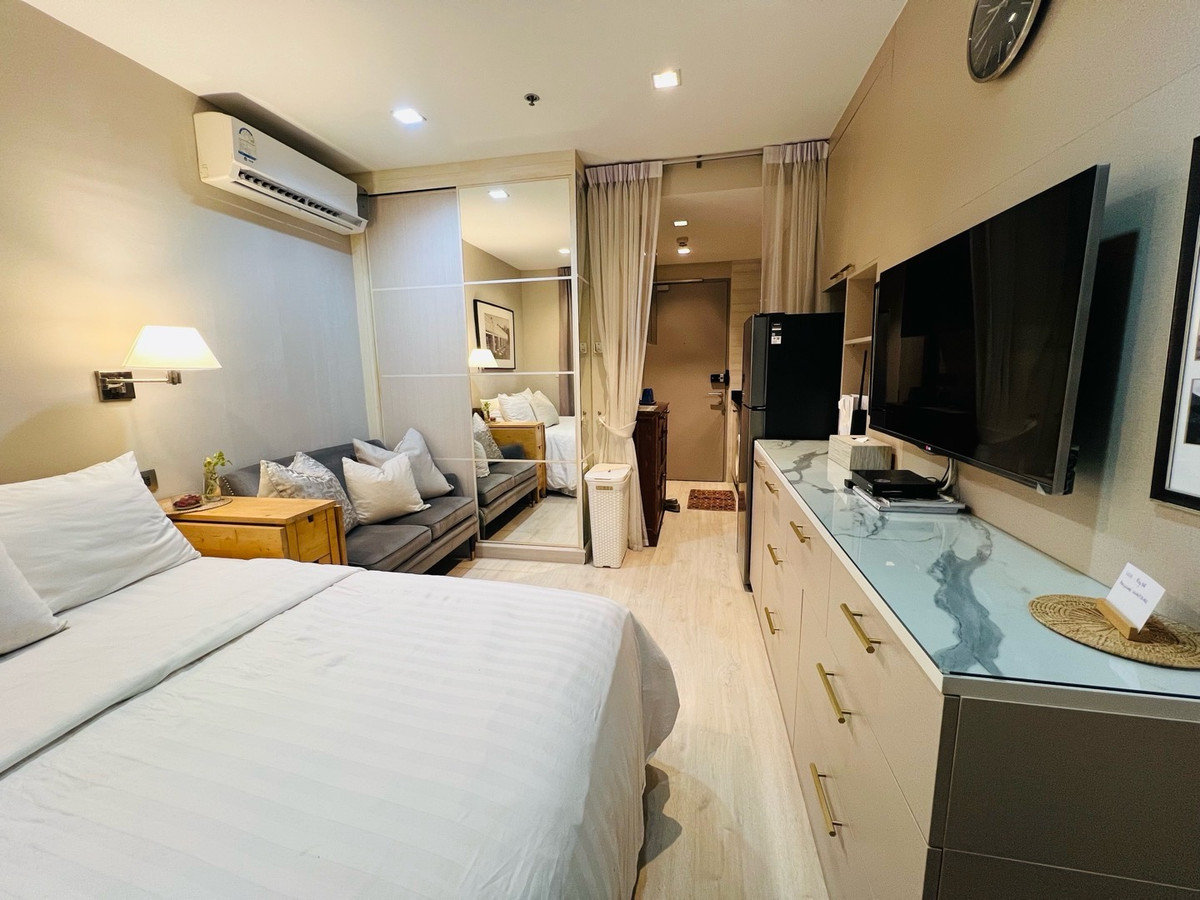 For RentCondoOnnut, Udomsuk : 🔥For Rent Now🔥 Ideo Mobi Sukhumvit 81, luxuriously decorated unit with beautiful view, fully furnished and ready to move in. Near BTS On Nut station.