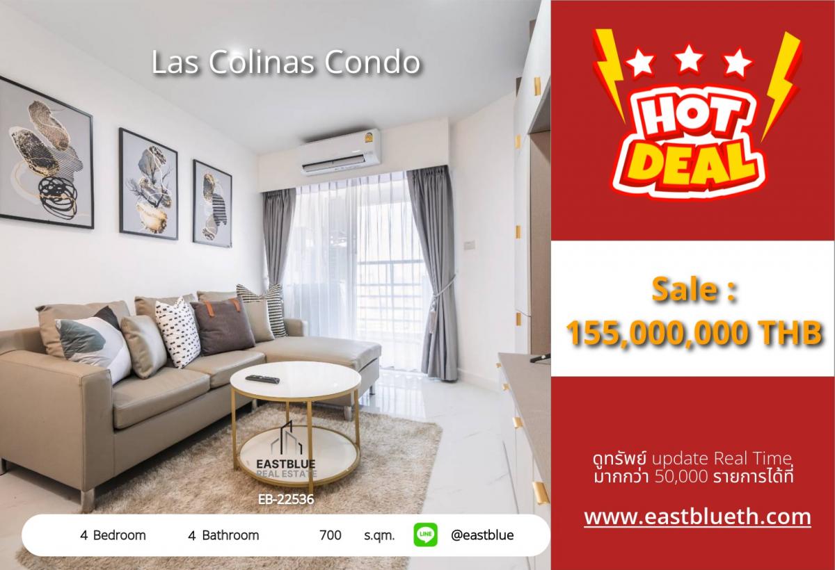 For SaleCondoSukhumvit, Asoke, Thonglor : The ultimate in luxury! Las Colinas 4 bedrooms 700 sq.m. in the heart of AsokeSpecial price 155 million with complete amenities near BTS/MRT