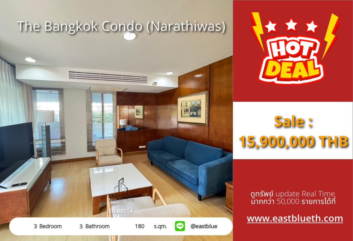 For SaleCondoHuahin, Prachuap Khiri Khan, Pran Buri : 28/02/2026, Luxurious spacious 3-bedroom in the heart of Narathiwat!
Rent for only 55,000 THB/month or buy for 15.5 million!