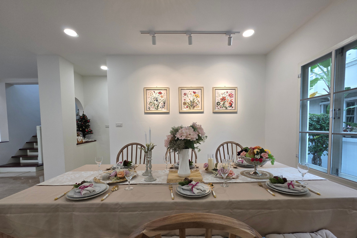 ขายบ้านเกษตรศาสตร์ รัชโยธิน : ขายบ้านหลังใหญ่ 85 ตร.วา โฮมมี่สไตล์ นันทวันวัชรพล ใหม่มาก พร้อมอยู่