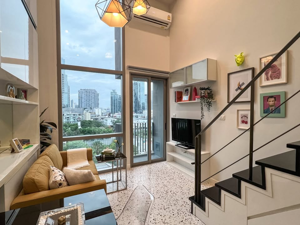 For RentCondoSukhumvit, Asoke, Thonglor : [For Rent] Ideo Morph 38 (Sukhumvit 38) | 1BR Duplex 34 sq.m | Floor 6 | Pet Friendly | 30,000 THB | Ref: T2120 | LINE: @323gqmho | Tel: 064-831-5424