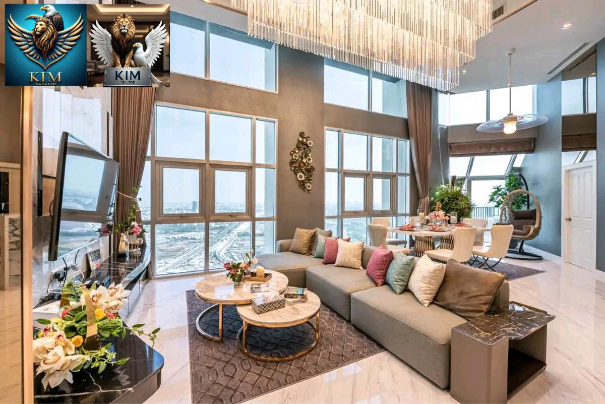 For SaleCondoRama9, Petchburi, RCA : [下面用中文]💎 𝐋𝐔𝐗𝐔𝐑𝐘 𝐏𝐄𝐍𝐓𝐇𝐎𝐔𝐒𝐄 | 𝐁𝐞𝐥𝐥𝐞 𝐆𝐫𝐚𝐧𝐝 𝐑𝐚𝐦𝐚𝟗
💎 36th Floor | 178.43 SQ.M. | NEW CBD | High-End Rare Unit • 3 Balconies • 180° City View KIM คิม 𝗟𝗜𝗡𝗘:𝗺𝗶𝗿𝗮𝗴𝗲𝗿𝗶𝗰𝗵𝗰𝗼𝗻𝗱𝗼 Tel: 𝟬𝟲𝟲-𝟬𝟮𝟬-𝟴𝟬𝟭𝟯, 0842914701