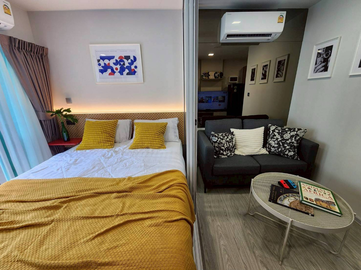 For RentCondoPathum Thani,Rangsit, Thammasat : 🏡 For rent Kave Town Island, partition room💖 ✨ Building A, 4th floor, Andaman pool view ✅️ Ready to move in