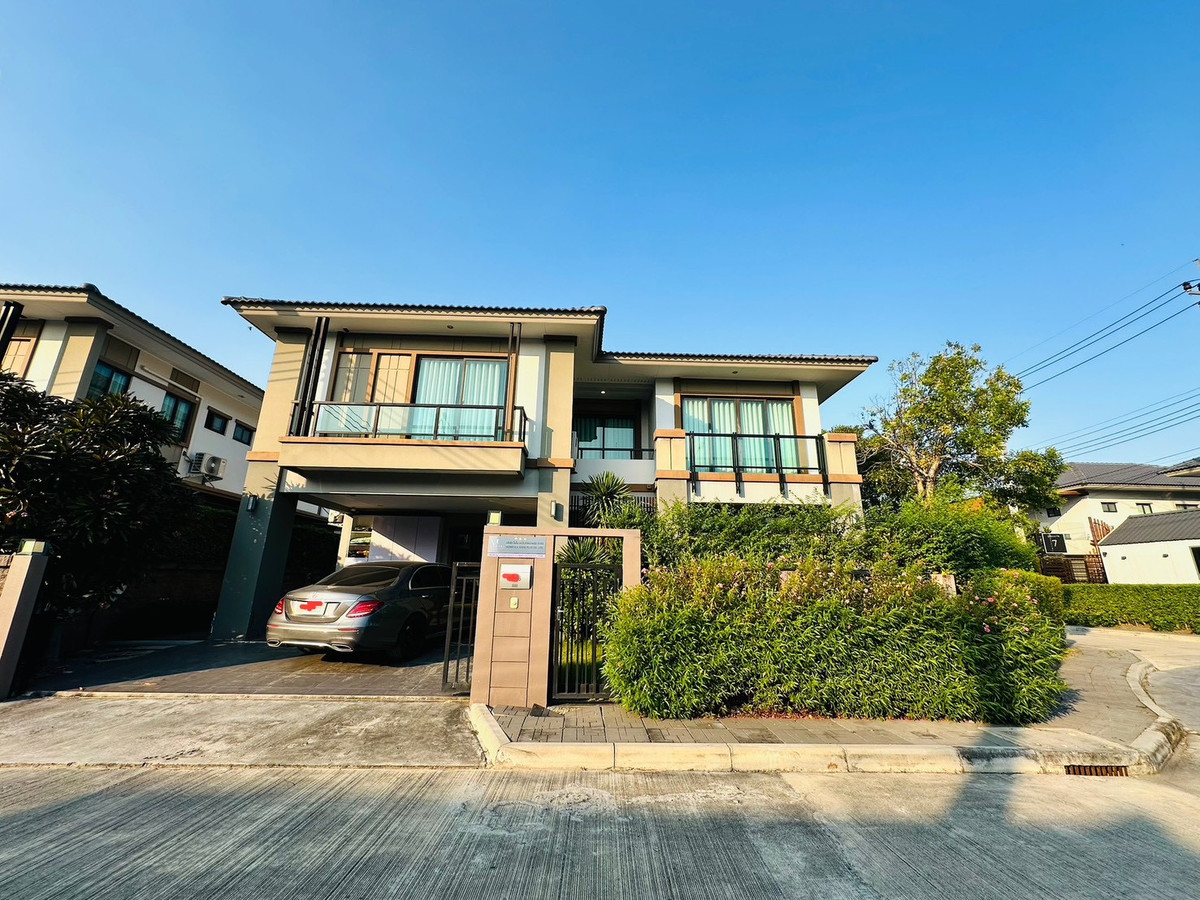 For SaleHouseSamut Prakan,Samrong : Urgent sale, detached house, Passorn Bangna-Wongwaen project, Sukhapiban 2 Road, near Suvarnabhumi Airport, code: H8146