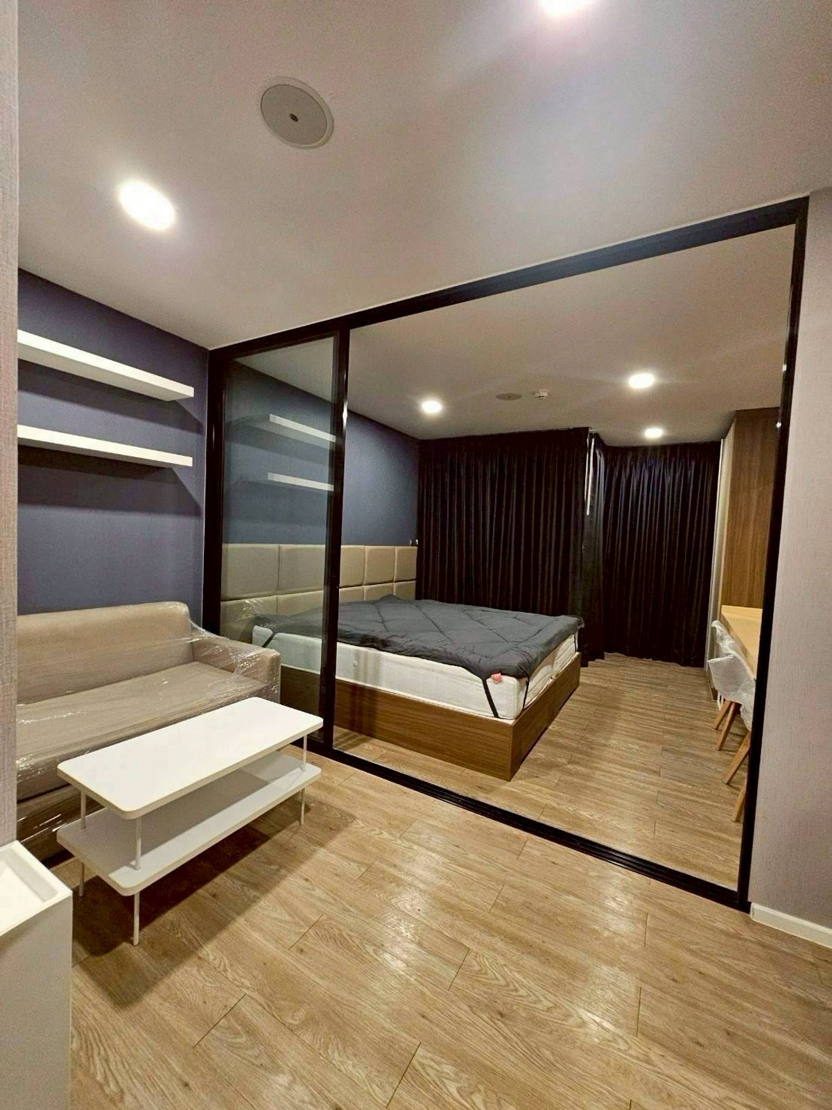 For RentCondoPathum Thani,Rangsit, Thammasat : 🏡 For rent Kave Town Shift💖 ✨ Building C, 4th floor, garden view ✅️ Ready to move in