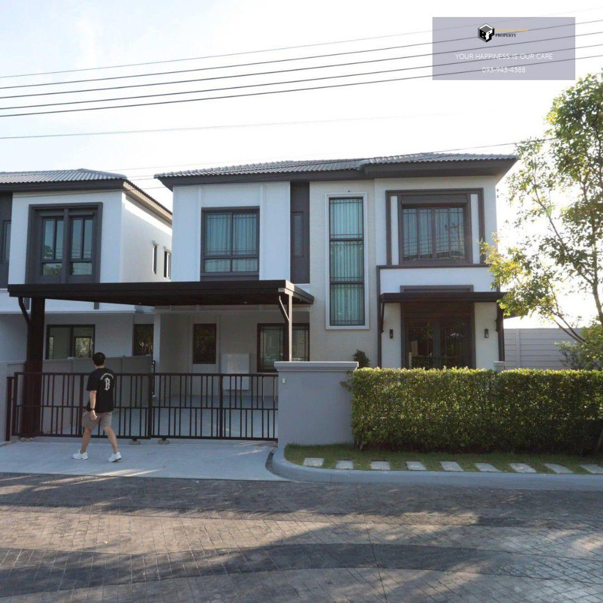 For RentHouseSamut Prakan,Samrong : Grande Pleno Sukhumvit-Bangna | House ready to move in Fully furnished There is a garden next to the house. Ready-to-move-in house with full furniture and side garden Ready-to-move-in house with full furniture and side garden Ready-to-move-in house with f