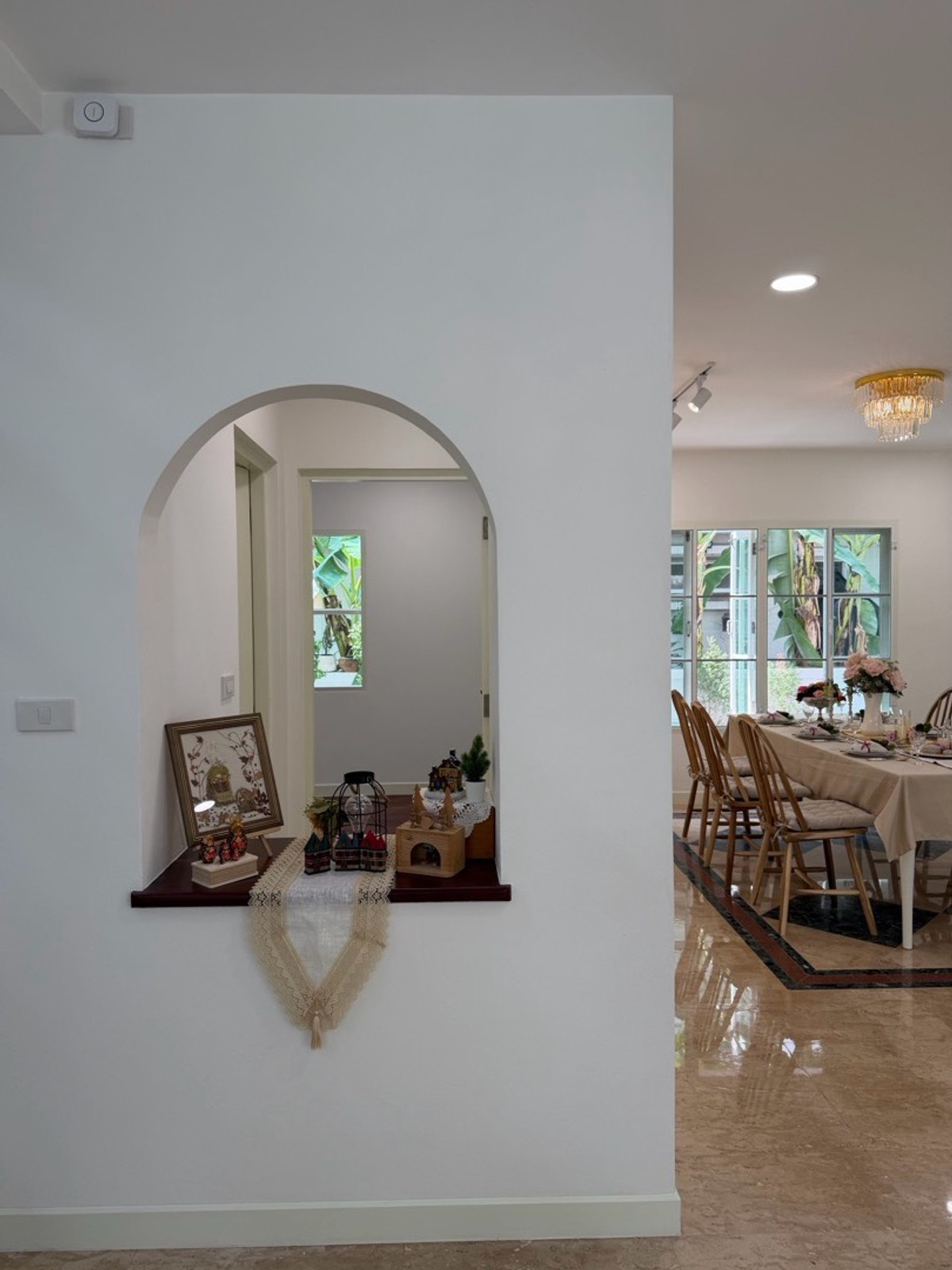 For SaleHouseKasetsart, Ratchayothin : Nantawan Watcharaphon - Phahonyothin ✨ Newly renovated entire house, white, clean, luxurious, ready to move in.