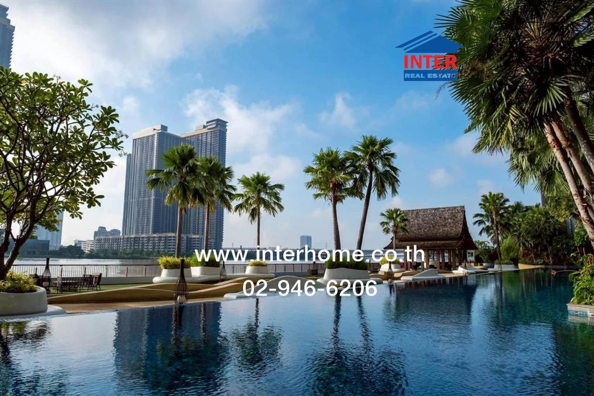 For RentCondoNonthaburi, Bang Yai, Bangbuathong : Condominium 67.43 sq m. Metro Luxe Riverfront Rattanathibet (Building E), Soi Sai Ma 7, Rattanathibet Road, Mueang Nonthaburi, Nonthaburi.