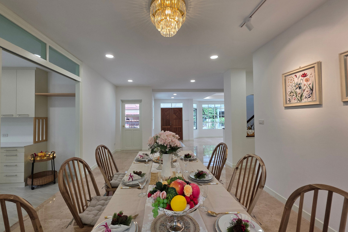 ขายบ้านเกษตรศาสตร์ รัชโยธิน : ขายบ้านหลังใหญ่ 85 ตร.วา โฮมมี่สไตล์ นันทวันวัชรพล ใหม่มาก พร้อมอยู่