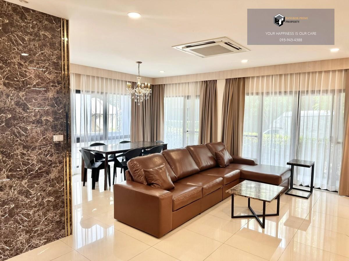 ให้เช่าบ้านบางนา แบริ่ง ลาซาล : Centro Bangna Km.7 | บ้านเดี่ยวหลังมุม หลัง MEGA บางนา เฟอร์นิเจอร์ตกแต่งพร้อมอยู่ Corner Detached House behind MEGA Bangna, fully furnished and ready to move in 靠近 MEGA Bangna 的转角独栋别墅，家具齐全，可立即入住 #2025112813229