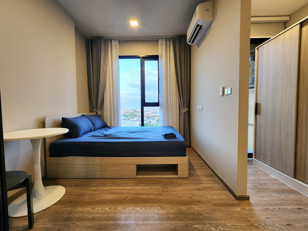 ให้เช่าคอนโดนนทบุรี บางใหญ่ บางบัวทอง : **ห้องไม่ว่างครับผม มีโซนแต่งตัว ตู้เสื้อผ้า 2 ตู้**ให้เช่า! ห้องใหม่ แปลนใหม่ (มือ 1) PLUM CONDO NEW WEST ติดเซ็นทรัล เวสต์เกต ทิศตะวันออก ไม่ร้อน