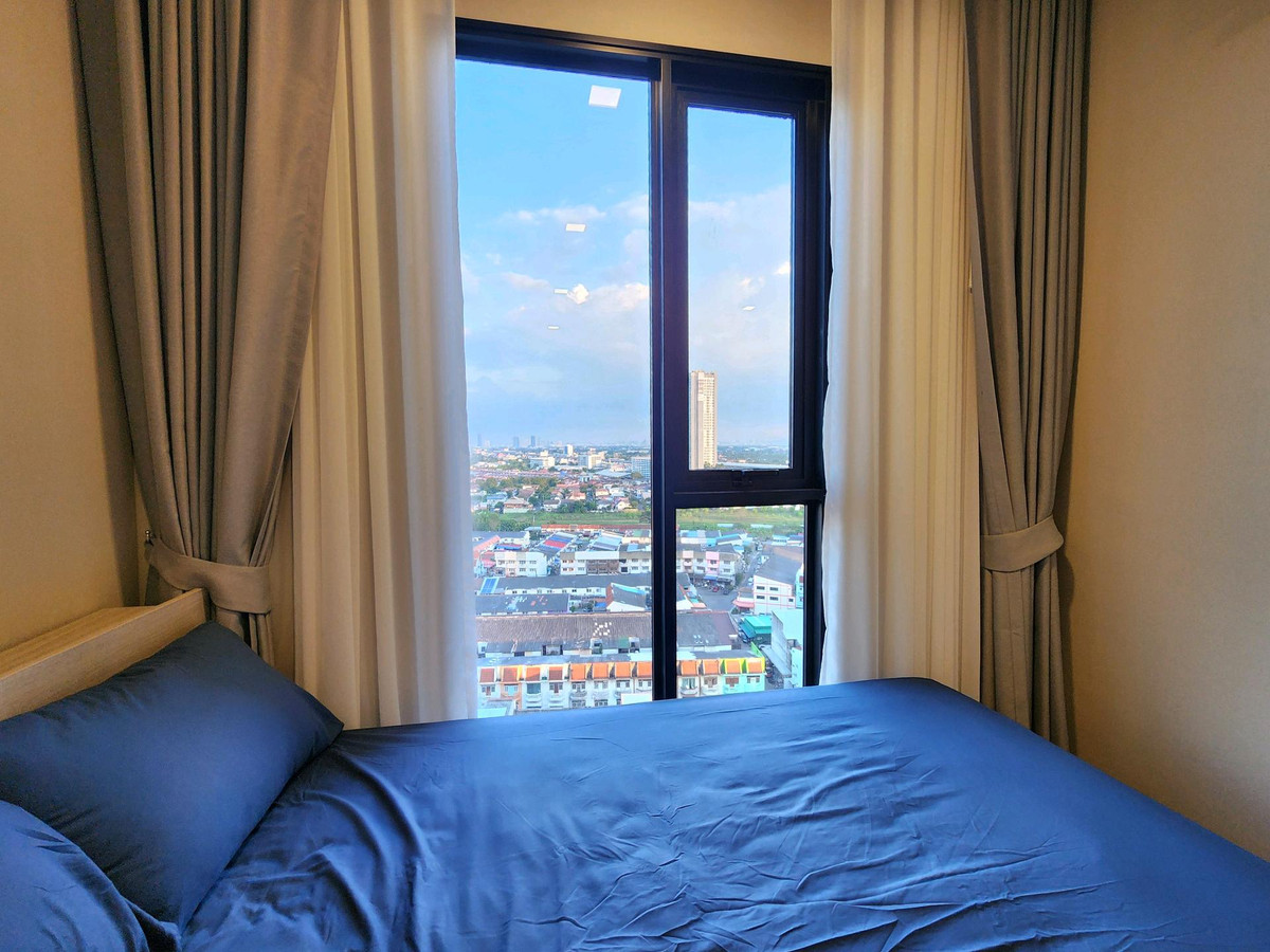 ให้เช่าคอนโดนนทบุรี บางใหญ่ บางบัวทอง : **ห้องไม่ว่างครับผม มีโซนแต่งตัว ตู้เสื้อผ้า 2 ตู้**ให้เช่า! ห้องใหม่ แปลนใหม่ (มือ 1) PLUM CONDO NEW WEST ติดเซ็นทรัล เวสต์เกต ทิศตะวันออก ไม่ร้อน