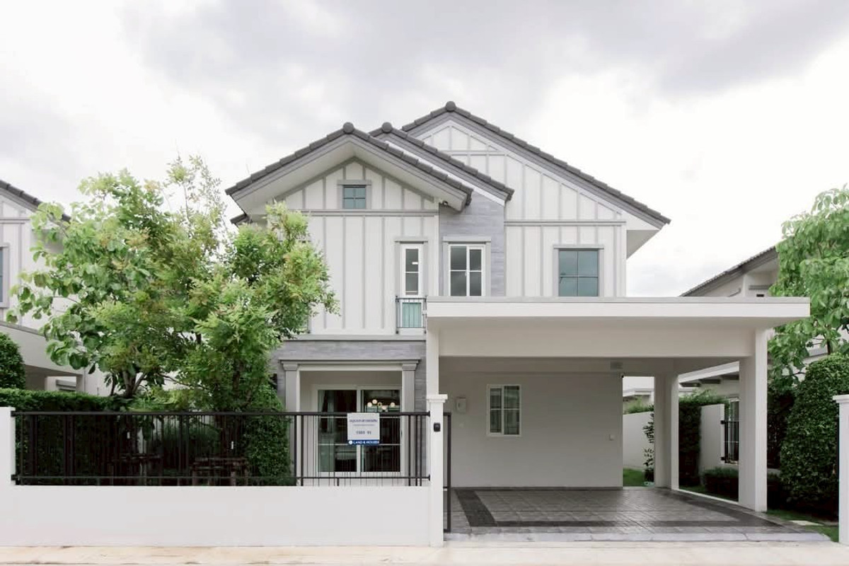 For RentHouseBangna, Bearing, Lasalle : SH88 House for rent Villaggio 3 Srinakarin-Bangna