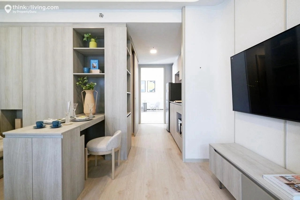 Sale DownCondoKasetsart, Ratchayothin : Selling down payment Cobe Kaset - Sripatum, 12th floor, Studio room, garden view, Kasetsart University, owner selling it himself.