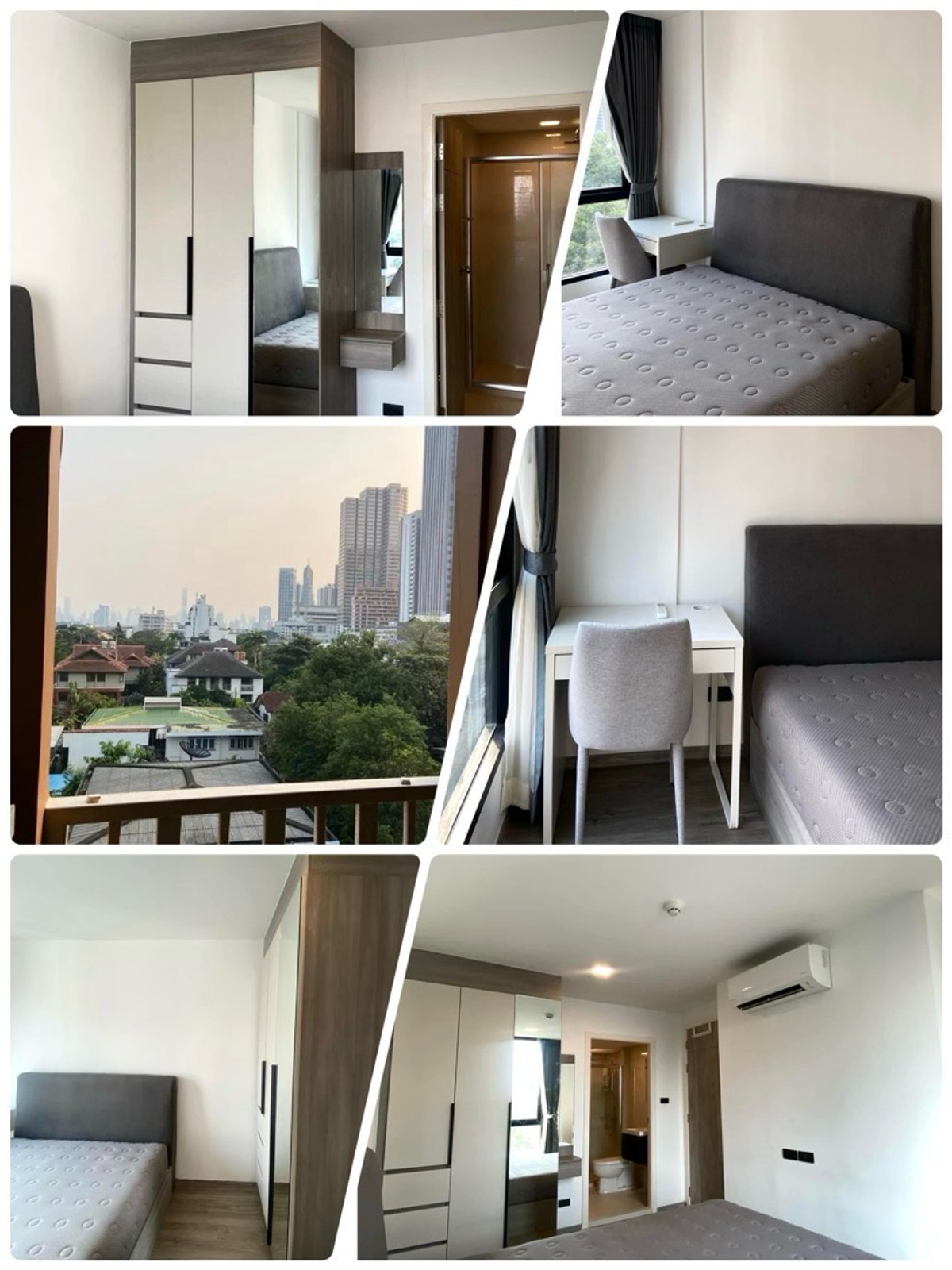 For RentCondoAri,Anusaowaree : 🌈Ready to move in January 2026🌈🍀at Veera Phahon#14🍀near BTS🚇Ari Saphan Khwai🧡 1-Beautiful bedroom🧡floor 6🧡View of the largest mirror[Rare ITEM]⛔️⛔️NOT CO-AGENT⛔️⛔️